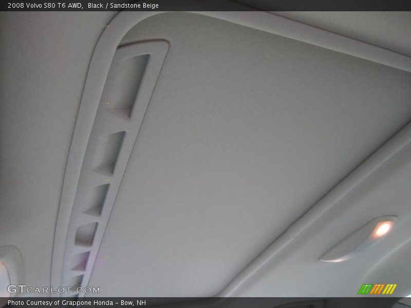 Black / Sandstone Beige 2008 Volvo S80 T6 AWD