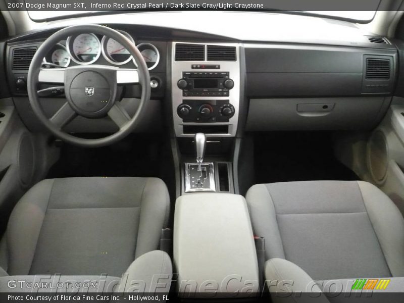 Inferno Red Crystal Pearl / Dark Slate Gray/Light Graystone 2007 Dodge Magnum SXT