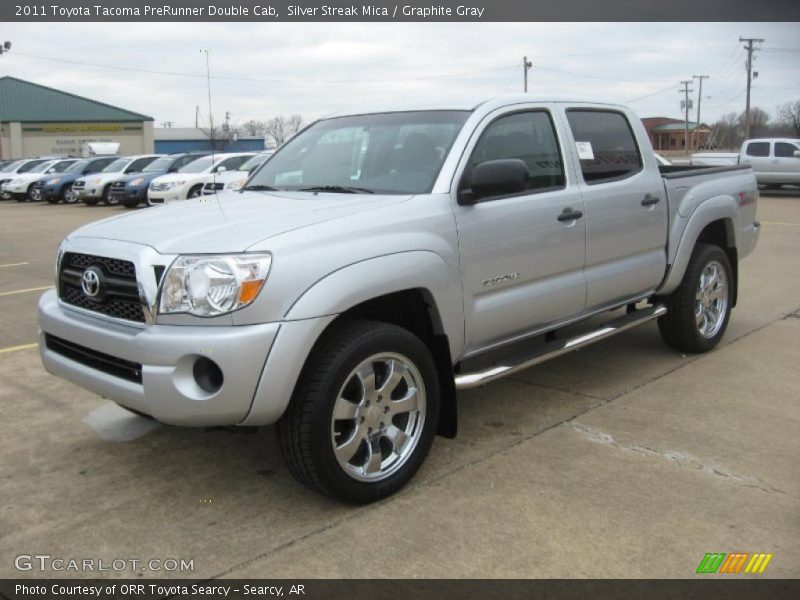 Silver Streak Mica / Graphite Gray 2011 Toyota Tacoma PreRunner Double Cab