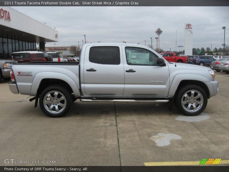 Silver Streak Mica / Graphite Gray 2011 Toyota Tacoma PreRunner Double Cab