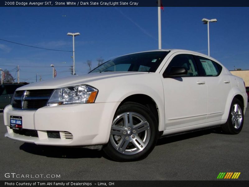 Stone White / Dark Slate Gray/Light Slate Gray 2008 Dodge Avenger SXT