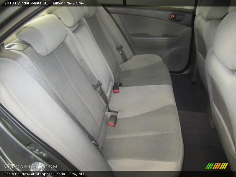 Willow Gray / Gray 2010 Hyundai Sonata GLS