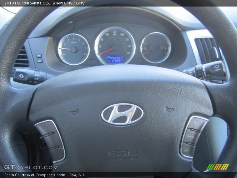Willow Gray / Gray 2010 Hyundai Sonata GLS