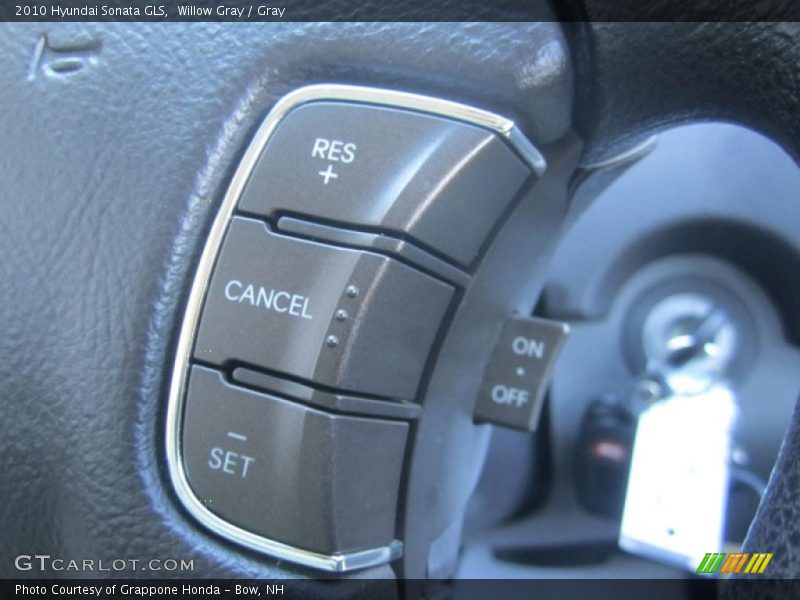 Willow Gray / Gray 2010 Hyundai Sonata GLS