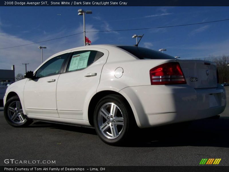 Stone White / Dark Slate Gray/Light Slate Gray 2008 Dodge Avenger SXT