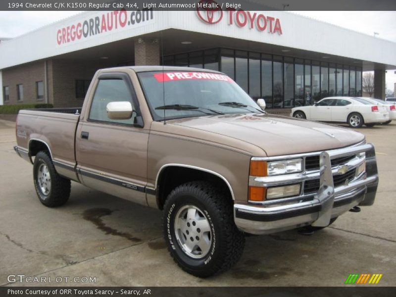 Light Autumnwood Metallic / Beige 1994 Chevrolet C/K K1500 Regular Cab 4x4