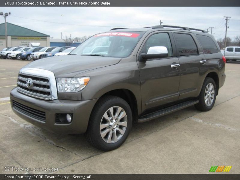 Pyrite Gray Mica / Sand Beige 2008 Toyota Sequoia Limited