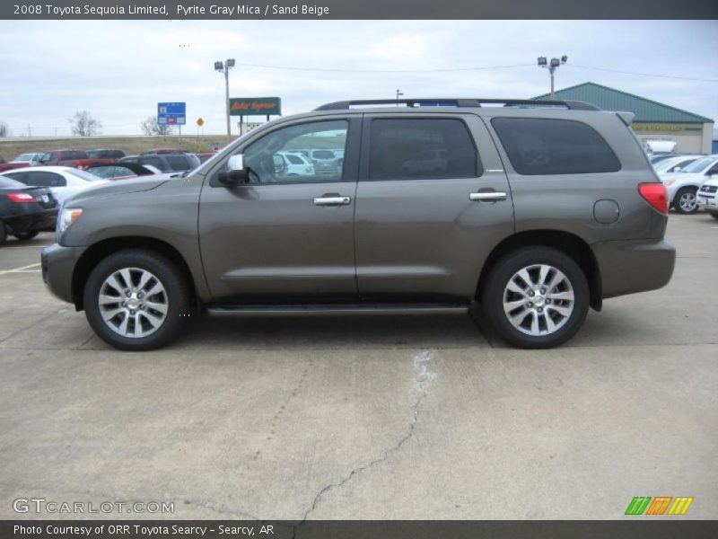 Pyrite Gray Mica / Sand Beige 2008 Toyota Sequoia Limited