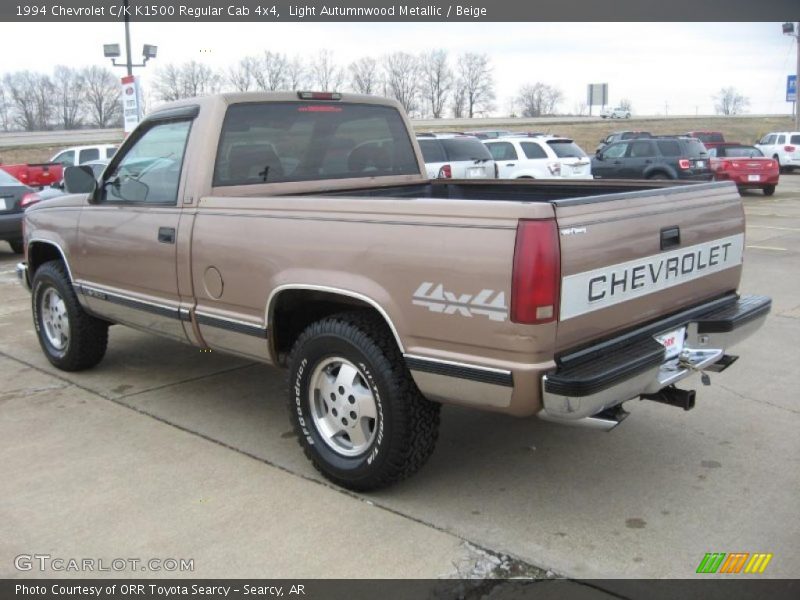 Light Autumnwood Metallic / Beige 1994 Chevrolet C/K K1500 Regular Cab 4x4