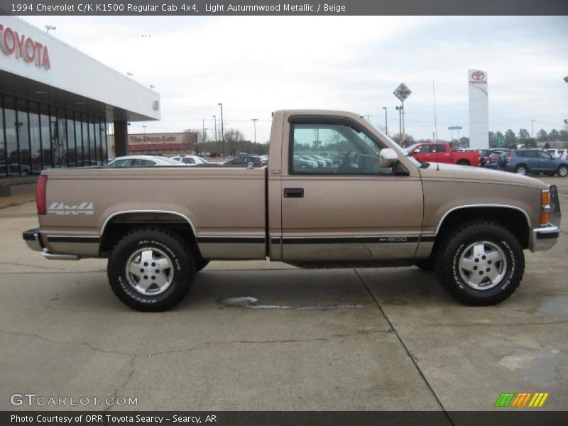 Light Autumnwood Metallic / Beige 1994 Chevrolet C/K K1500 Regular Cab 4x4