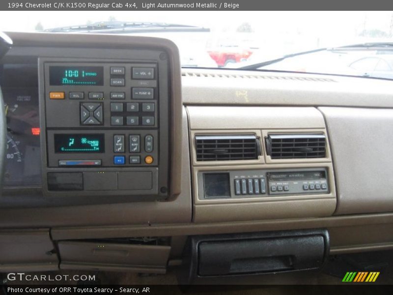 Controls of 1994 C/K K1500 Regular Cab 4x4