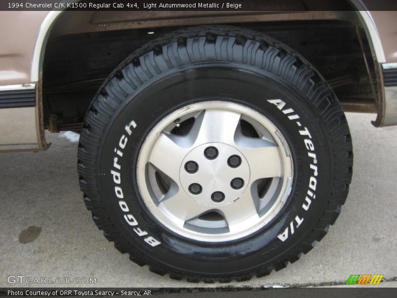 1994 C/K K1500 Regular Cab 4x4 Wheel