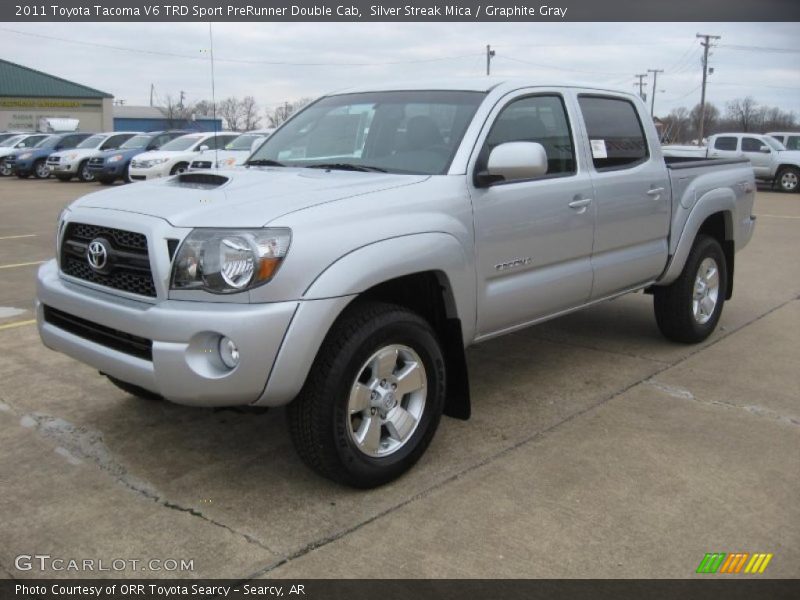 Front 3/4 View of 2011 Tacoma V6 TRD Sport PreRunner Double Cab