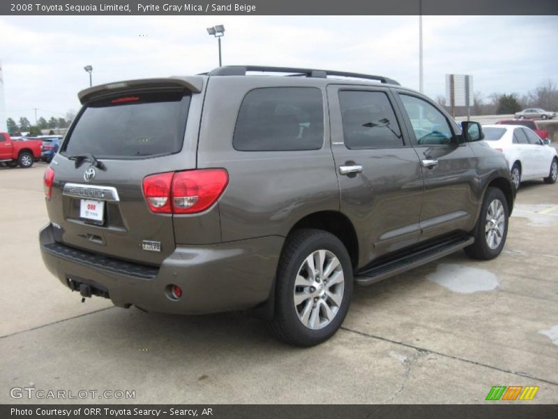 Pyrite Gray Mica / Sand Beige 2008 Toyota Sequoia Limited