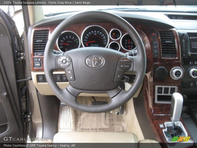 Pyrite Gray Mica / Sand Beige 2008 Toyota Sequoia Limited