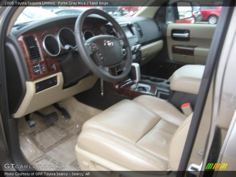 Pyrite Gray Mica / Sand Beige 2008 Toyota Sequoia Limited
