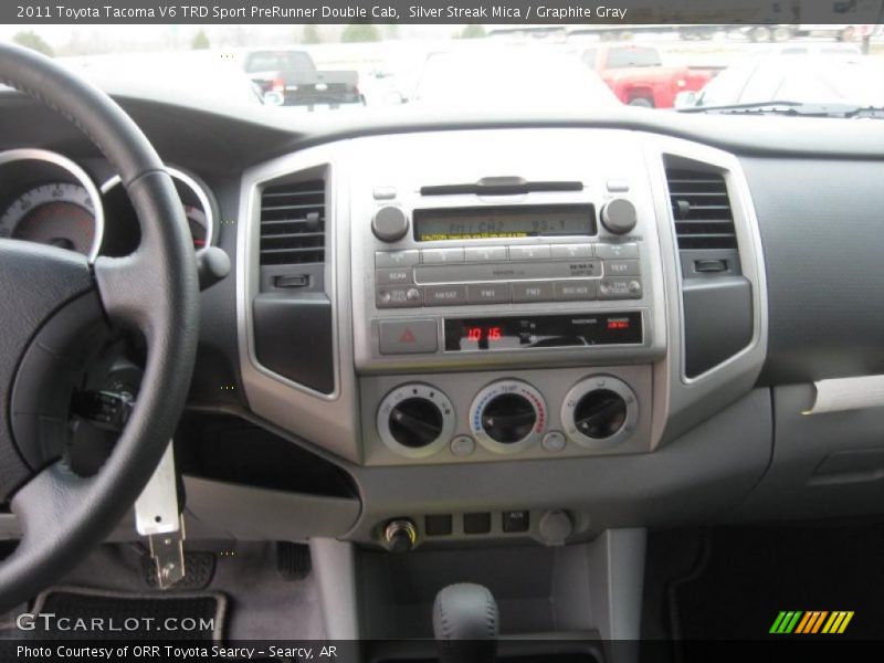 Silver Streak Mica / Graphite Gray 2011 Toyota Tacoma V6 TRD Sport PreRunner Double Cab