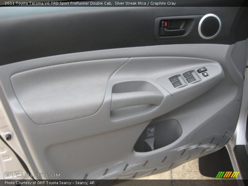 Silver Streak Mica / Graphite Gray 2011 Toyota Tacoma V6 TRD Sport PreRunner Double Cab