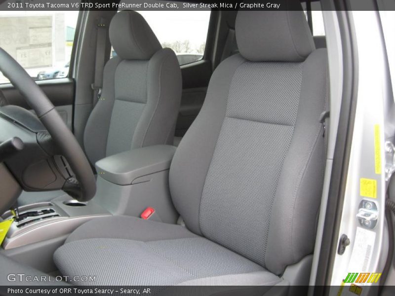 Silver Streak Mica / Graphite Gray 2011 Toyota Tacoma V6 TRD Sport PreRunner Double Cab