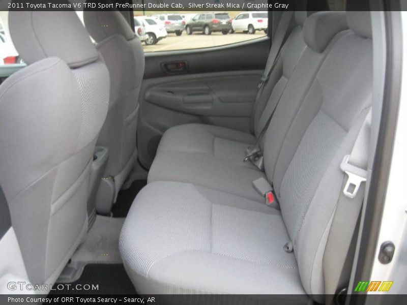 Silver Streak Mica / Graphite Gray 2011 Toyota Tacoma V6 TRD Sport PreRunner Double Cab
