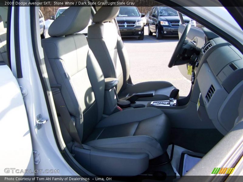 Stone White / Dark Slate Gray/Light Slate Gray 2008 Dodge Avenger SXT