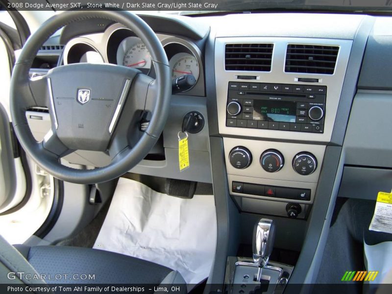 Stone White / Dark Slate Gray/Light Slate Gray 2008 Dodge Avenger SXT