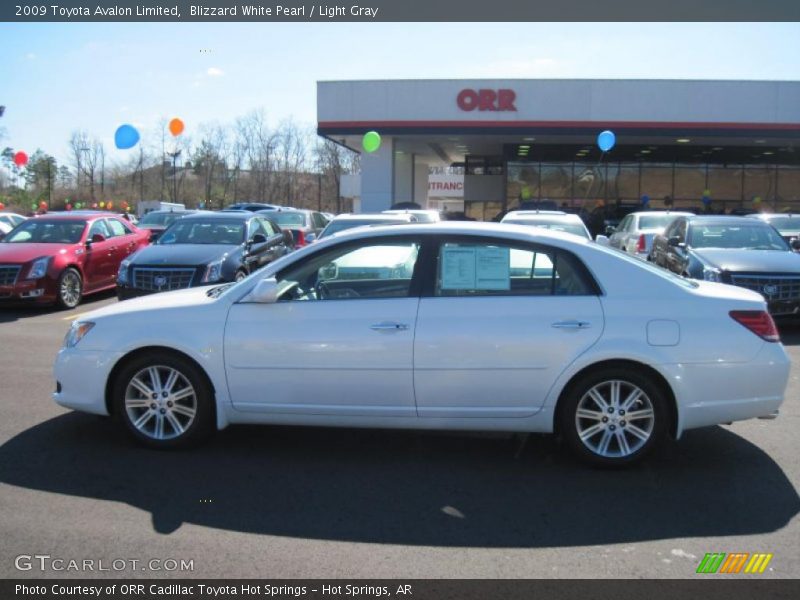 Blizzard White Pearl / Light Gray 2009 Toyota Avalon Limited