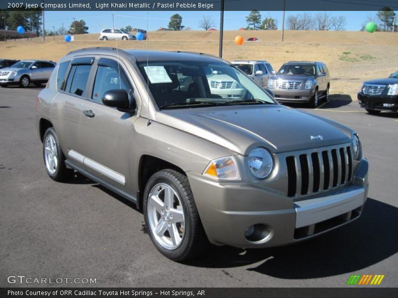 Light Khaki Metallic / Pastel Pebble Beige 2007 Jeep Compass Limited