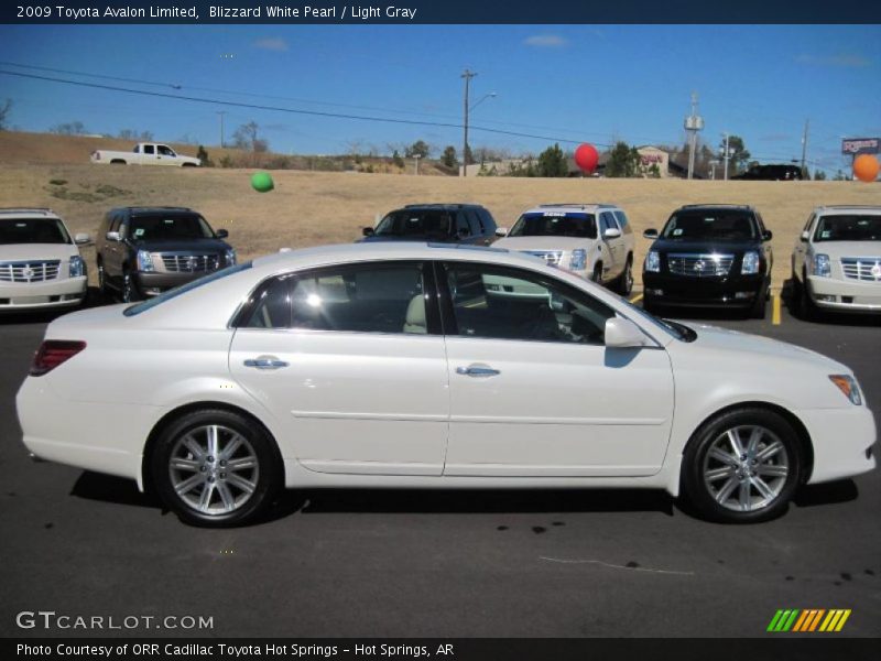Blizzard White Pearl / Light Gray 2009 Toyota Avalon Limited