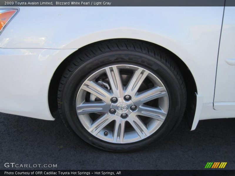 Blizzard White Pearl / Light Gray 2009 Toyota Avalon Limited