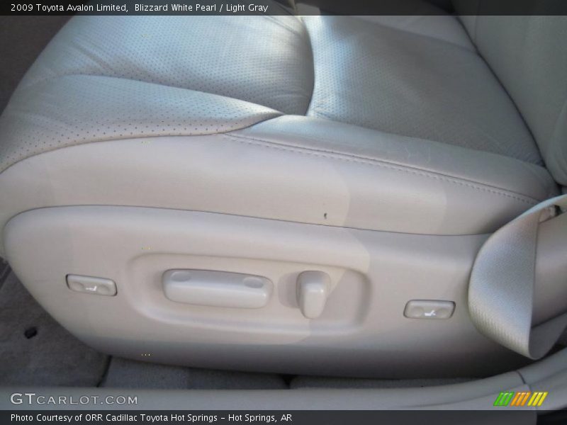 Blizzard White Pearl / Light Gray 2009 Toyota Avalon Limited