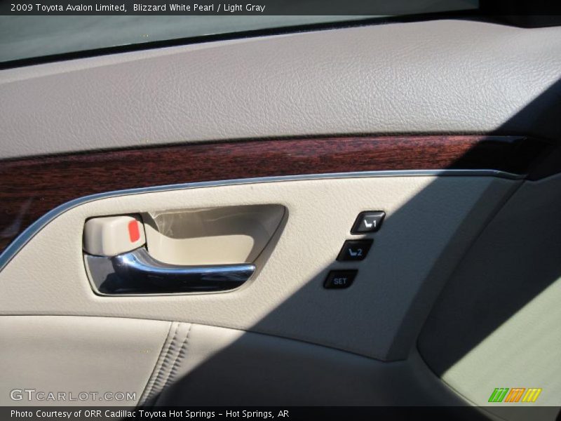 Blizzard White Pearl / Light Gray 2009 Toyota Avalon Limited