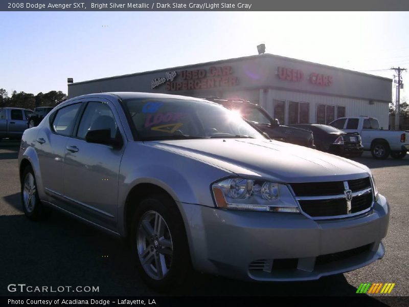 Bright Silver Metallic / Dark Slate Gray/Light Slate Gray 2008 Dodge Avenger SXT