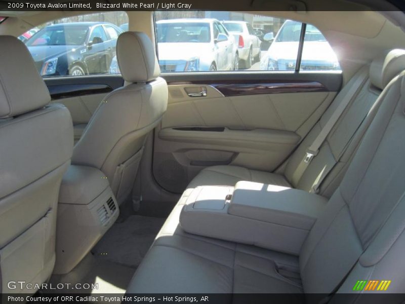 Blizzard White Pearl / Light Gray 2009 Toyota Avalon Limited