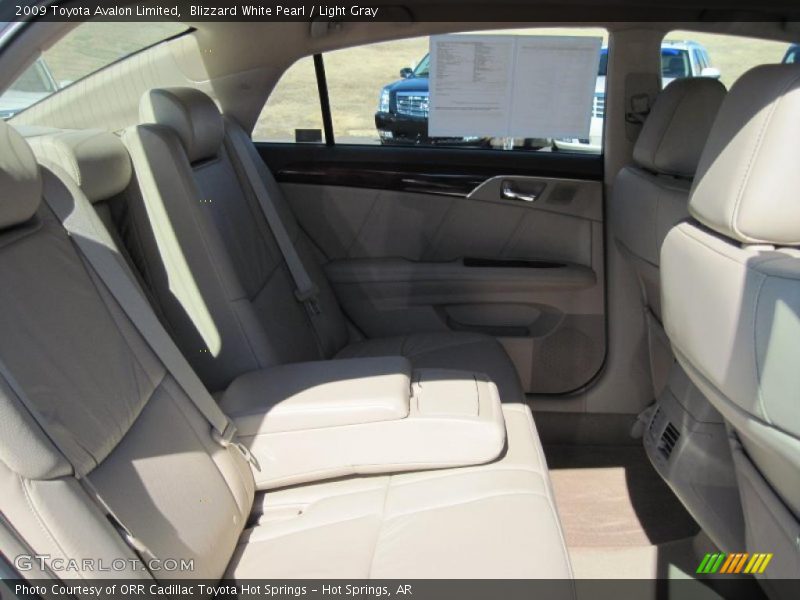 Blizzard White Pearl / Light Gray 2009 Toyota Avalon Limited
