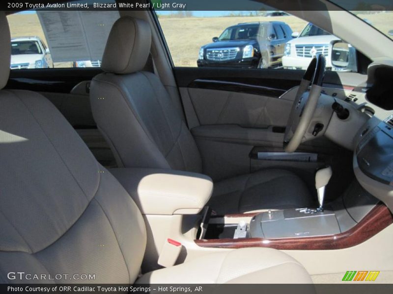 Blizzard White Pearl / Light Gray 2009 Toyota Avalon Limited
