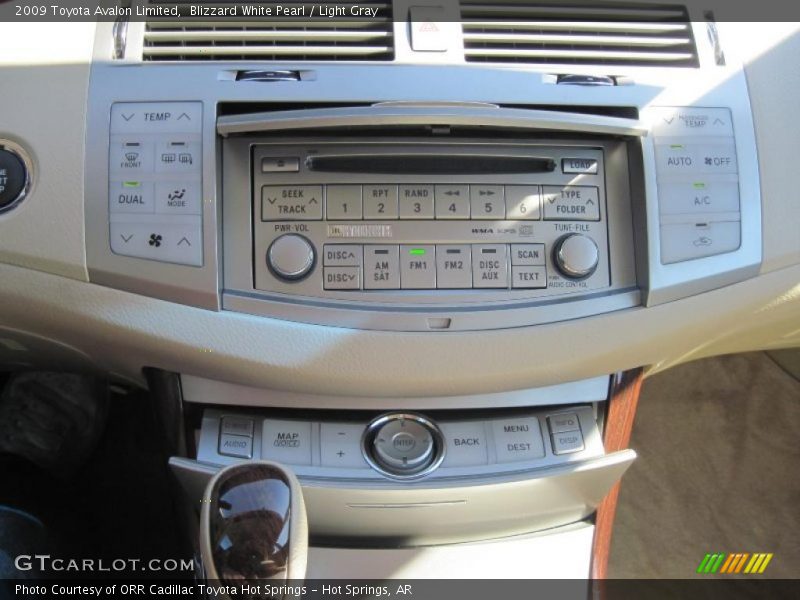 Blizzard White Pearl / Light Gray 2009 Toyota Avalon Limited