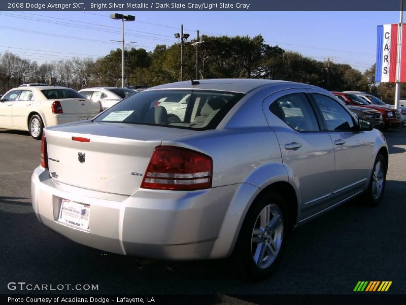 Bright Silver Metallic / Dark Slate Gray/Light Slate Gray 2008 Dodge Avenger SXT