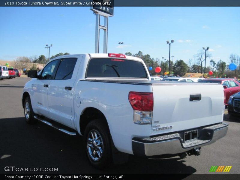 Super White / Graphite Gray 2010 Toyota Tundra CrewMax