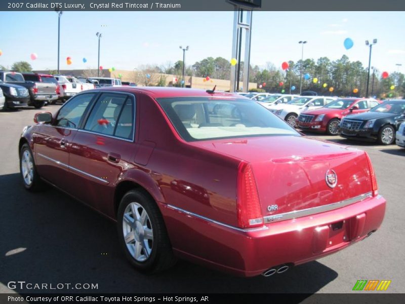 Crystal Red Tintcoat / Titanium 2007 Cadillac DTS Luxury