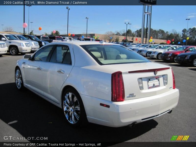 White Diamond Tricoat / Cashmere 2009 Cadillac STS V6