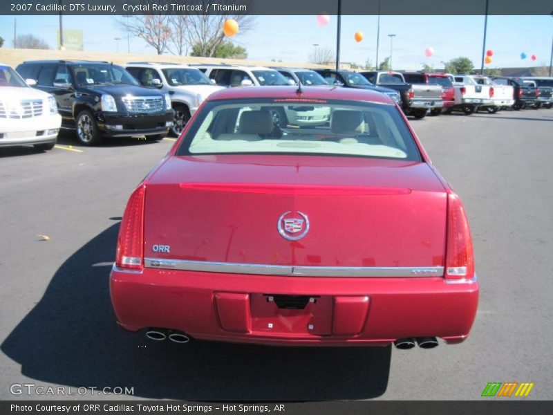 Crystal Red Tintcoat / Titanium 2007 Cadillac DTS Luxury