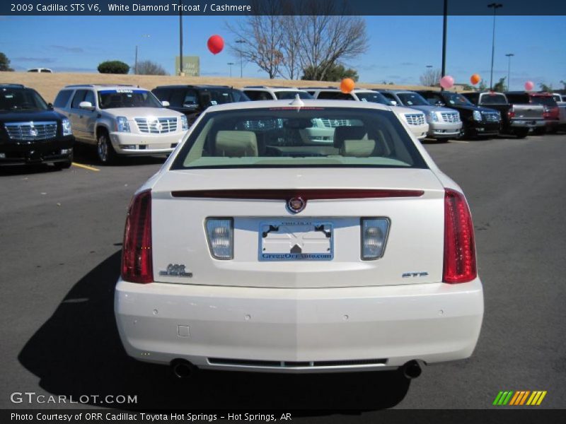 White Diamond Tricoat / Cashmere 2009 Cadillac STS V6