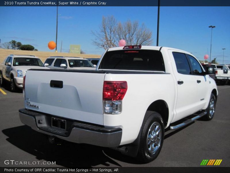 Super White / Graphite Gray 2010 Toyota Tundra CrewMax