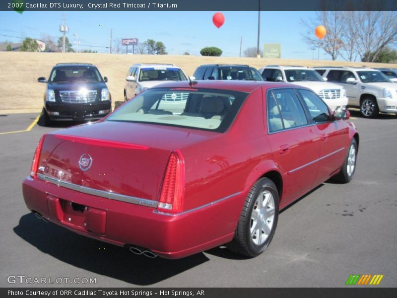 Crystal Red Tintcoat / Titanium 2007 Cadillac DTS Luxury