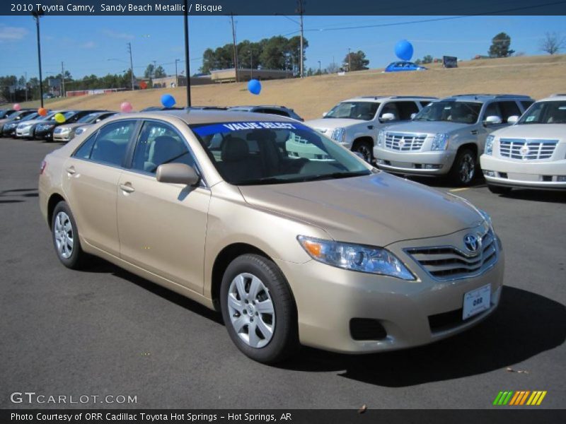 Sandy Beach Metallic / Bisque 2010 Toyota Camry