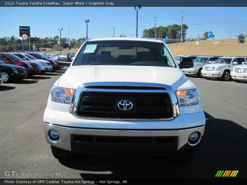 Super White / Graphite Gray 2010 Toyota Tundra CrewMax