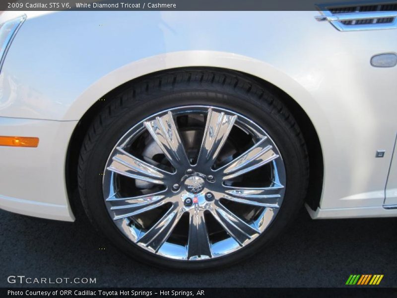 White Diamond Tricoat / Cashmere 2009 Cadillac STS V6