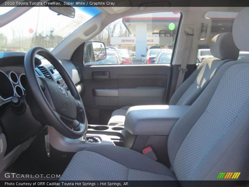 Super White / Graphite Gray 2010 Toyota Tundra CrewMax