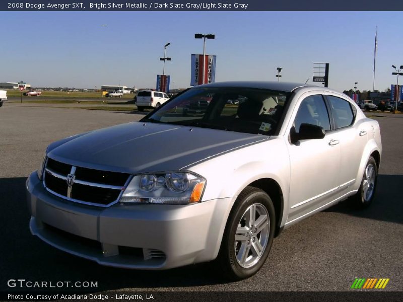 Bright Silver Metallic / Dark Slate Gray/Light Slate Gray 2008 Dodge Avenger SXT
